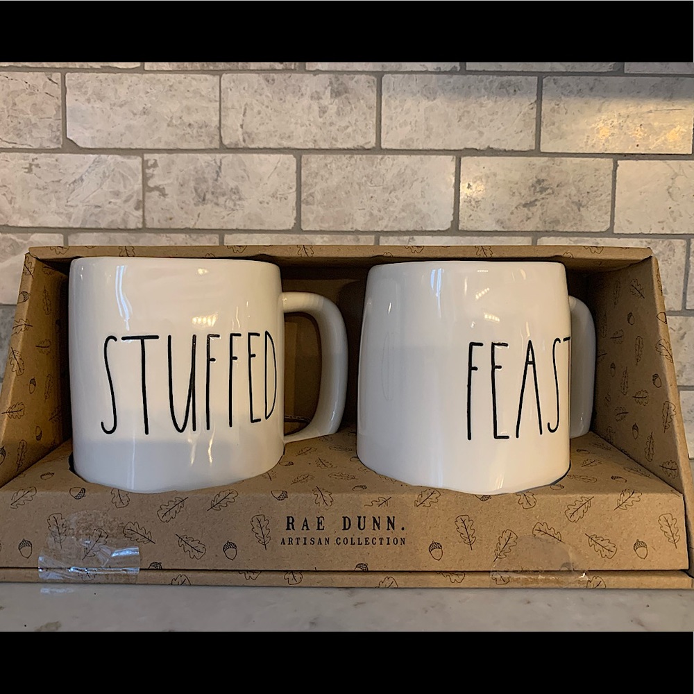 Rae Dunn - STUFFED + FEAST mugs!